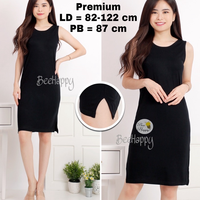 Best Seller Dress Singlet  Tank Top Dress  Singlet Terusan  Tank Top Panjang Wanita
