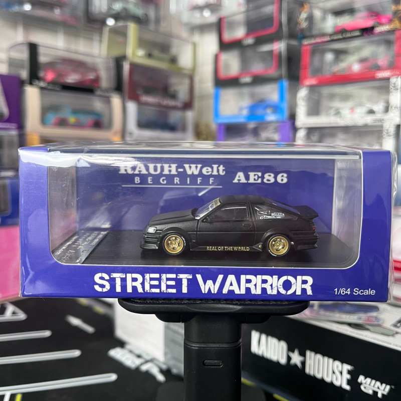 STREET WARRIOR Toyota AE86 Black RWB Rauh Welt Begriff