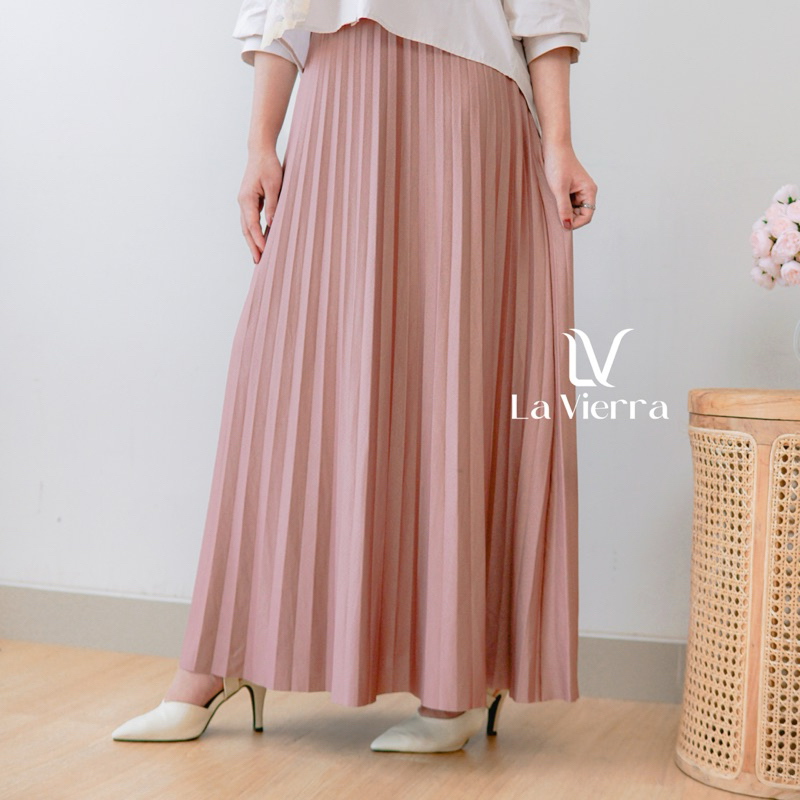 La Vierra Pleats Skirt Rok Plisket