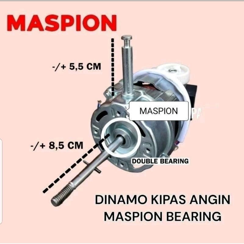 DINAMO kipas MASPION ori mesin maspion