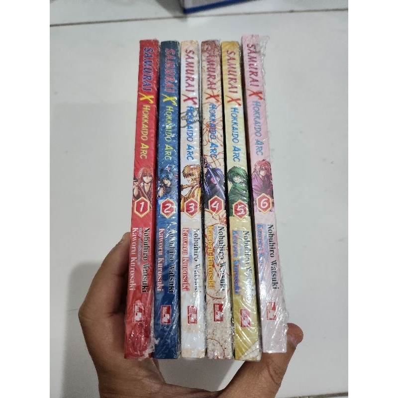 Komik Samurai X Hokaido Arc set vol 1-6 segel ori