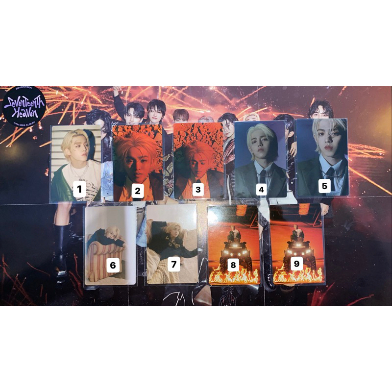 Official photocard scoups attacca album seventeen attaca seungcheol