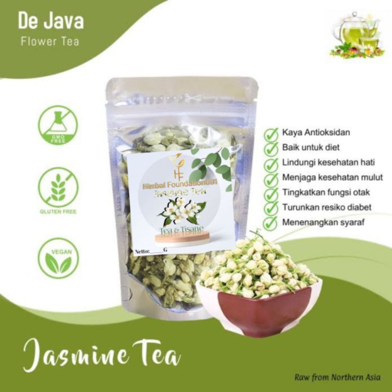 

Kuncup bunga melati kering 100 gram,jasmine tea