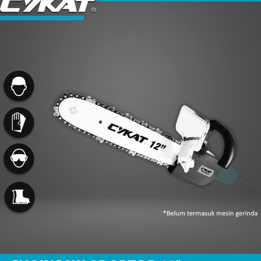 STAR CYKAT Gergaji mini gerinda tangan  Adaptor chainsaw konverter adapter gerinda  Chainsaw adapter