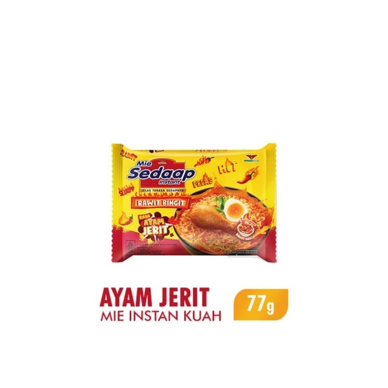 

Sedaap Mie Mie Instant Kuah Ayam Jerit 77G