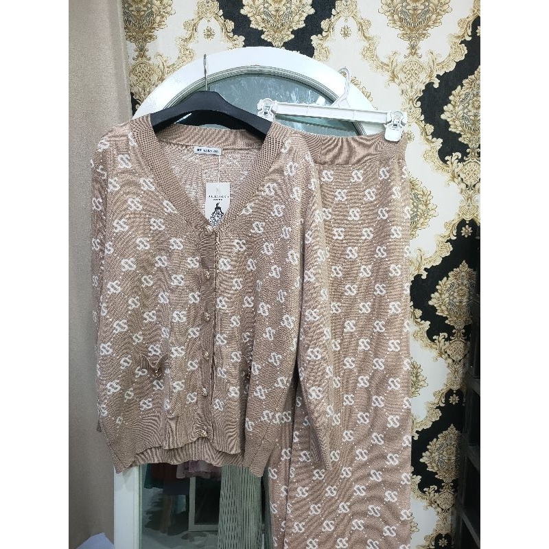 ONE SET RAJUT PREMIUM ORI SHELLA SAUKIA