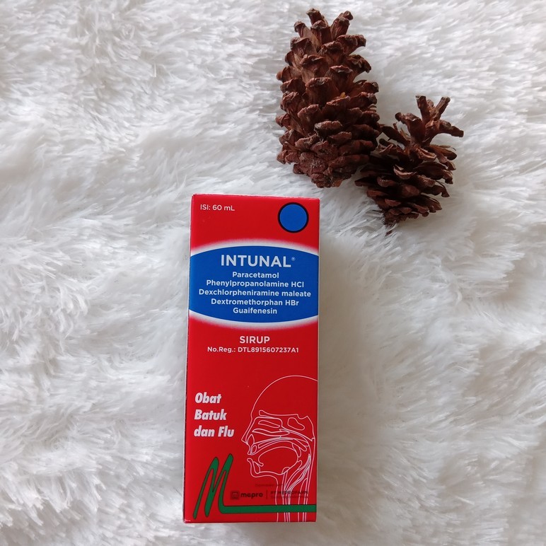 INTUNAL | INTUNAL SIRUP 60ML | BATUK PILEK | FLU BATUK | DEMAM FLU BATUK | PARACETAMOL | PANAS DEMAM