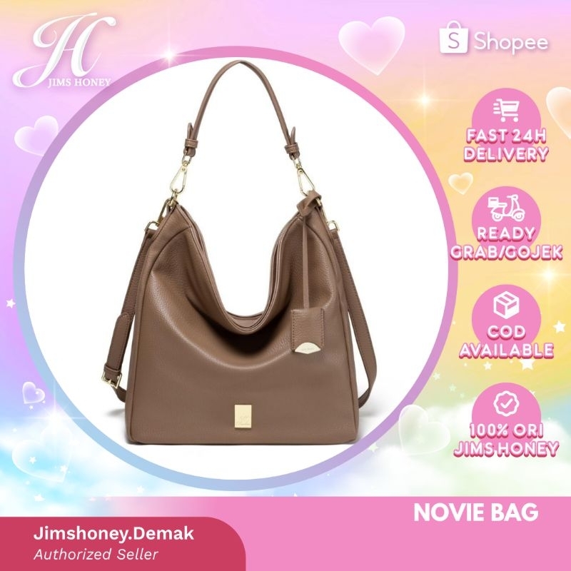 JIMS HONEY NOVIE BAG TAS BAHU  SELEMPANG HOBO WANITA