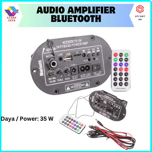 CHIF1224 Amplifier Board Audio Bluetooth? 400W USB FM Subwoofer DIY 8/10 inch 12V/24V/220V Papan Audio Amplifier Karaoke? Bluetooth Usb Fm Radio TF Player Subwoofer 35W with Digital Screen