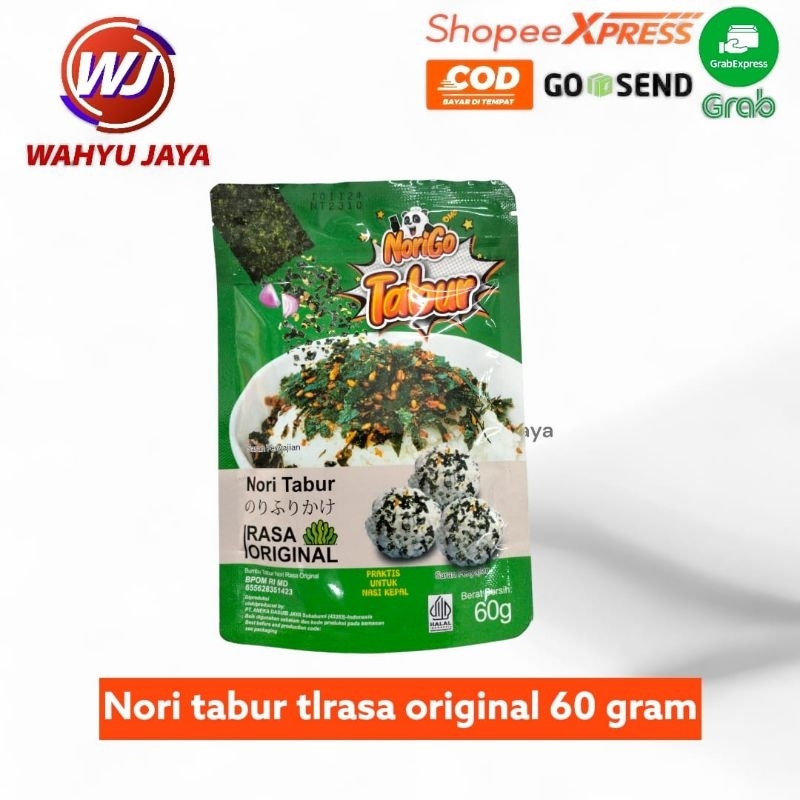 

nori tabur rasa original 60 gram