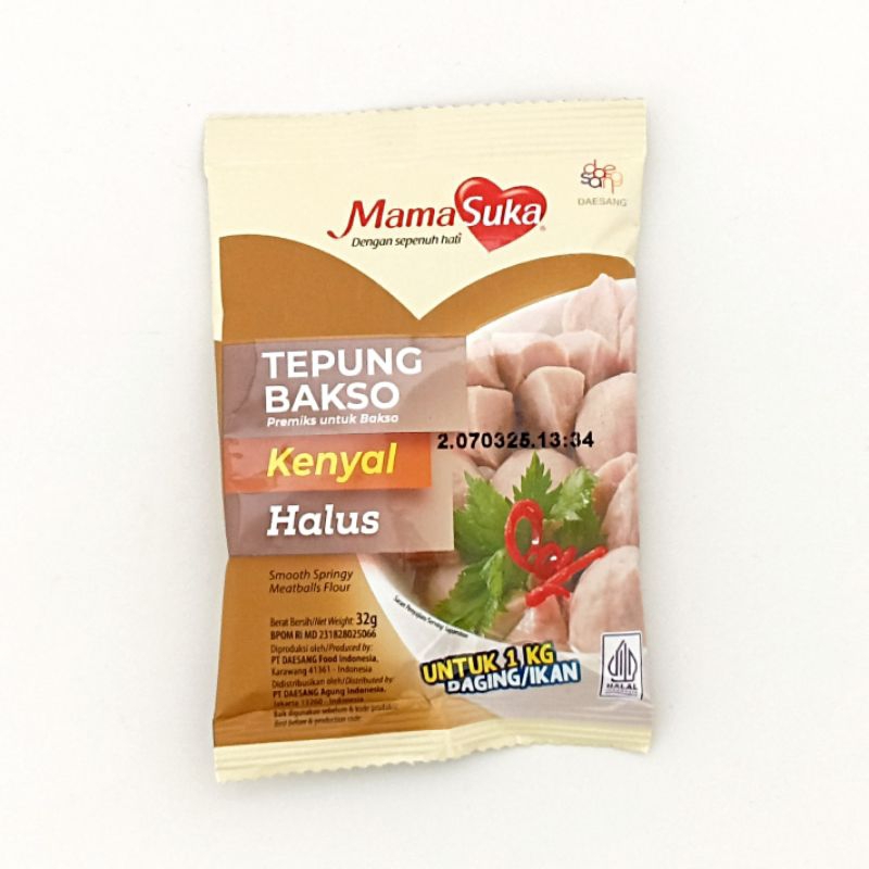 

Mamasuka Tepung Bakso Kenyal 32gr