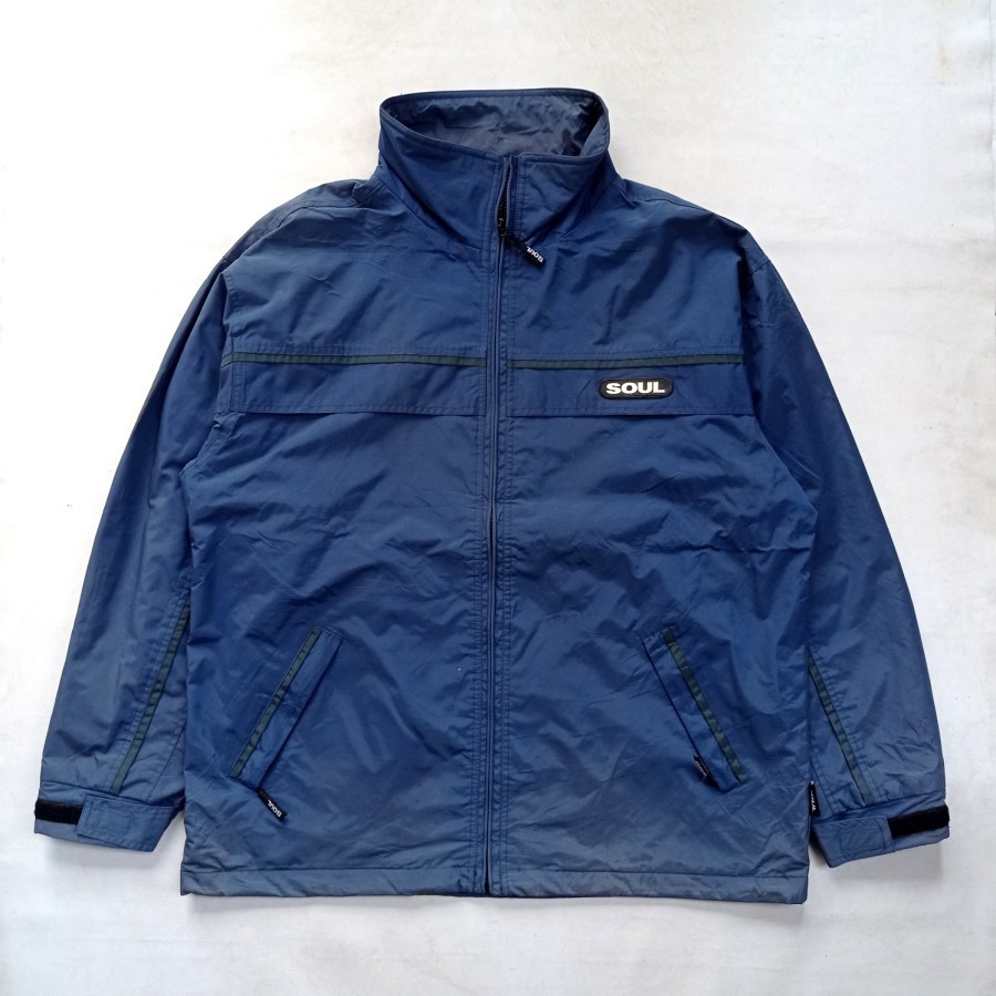 Soul USA casual nylon windproof jacket size besar jumbo outdoor fuct