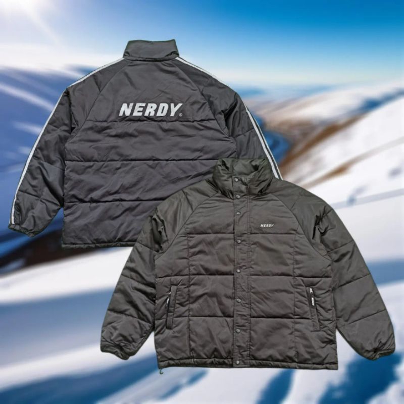 Jaket Nerdy Big Logo Puffer