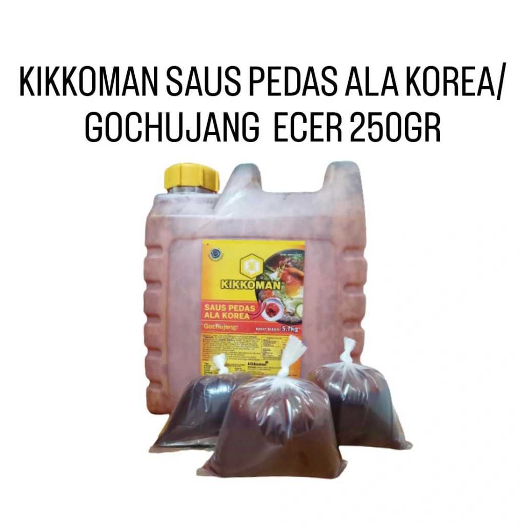

KIKKOMAN GOCHUJANG SAUS KOREA PEDAS ECER 250GR, CAMPURAN MAKANAN