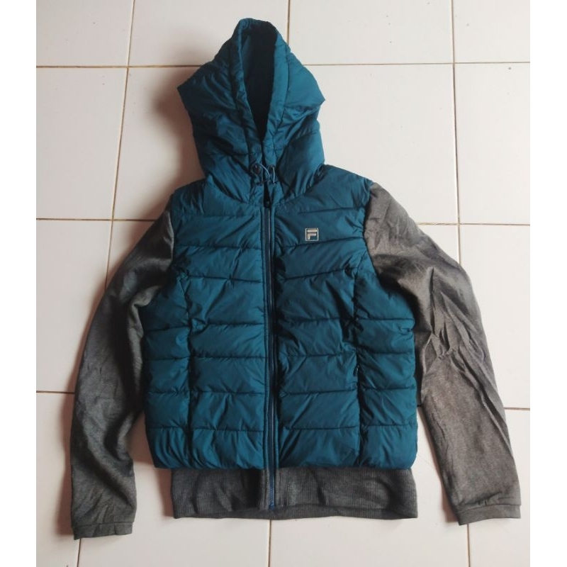 Jaket Vest FILA BuLang lengan Panjang brand FILLA - Second Brand Original