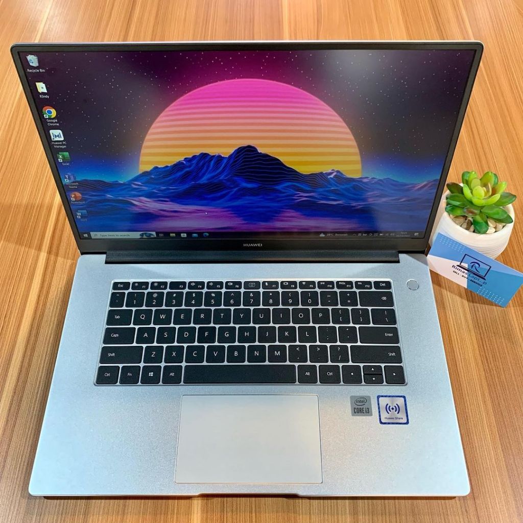 LAPTOP HUAWEI D15 CORE I3 GEN 10 RAM 8GB SSD 256GB | BEKAS SECOND