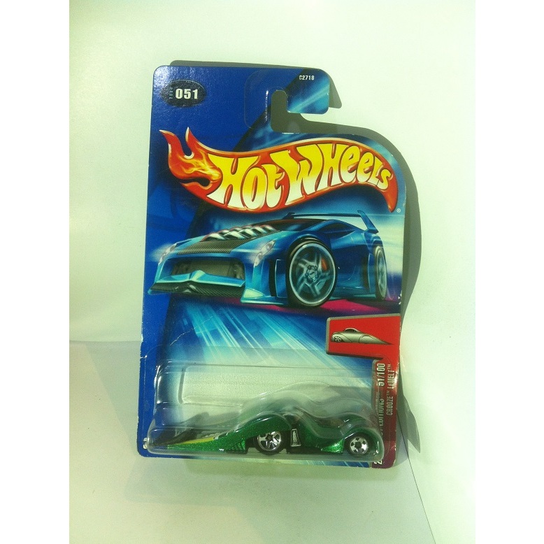 Hot Wheels. 2004 First Editions - 51. Crooze LeMelt. Flat Black Base 1 Rivet by MATTEL