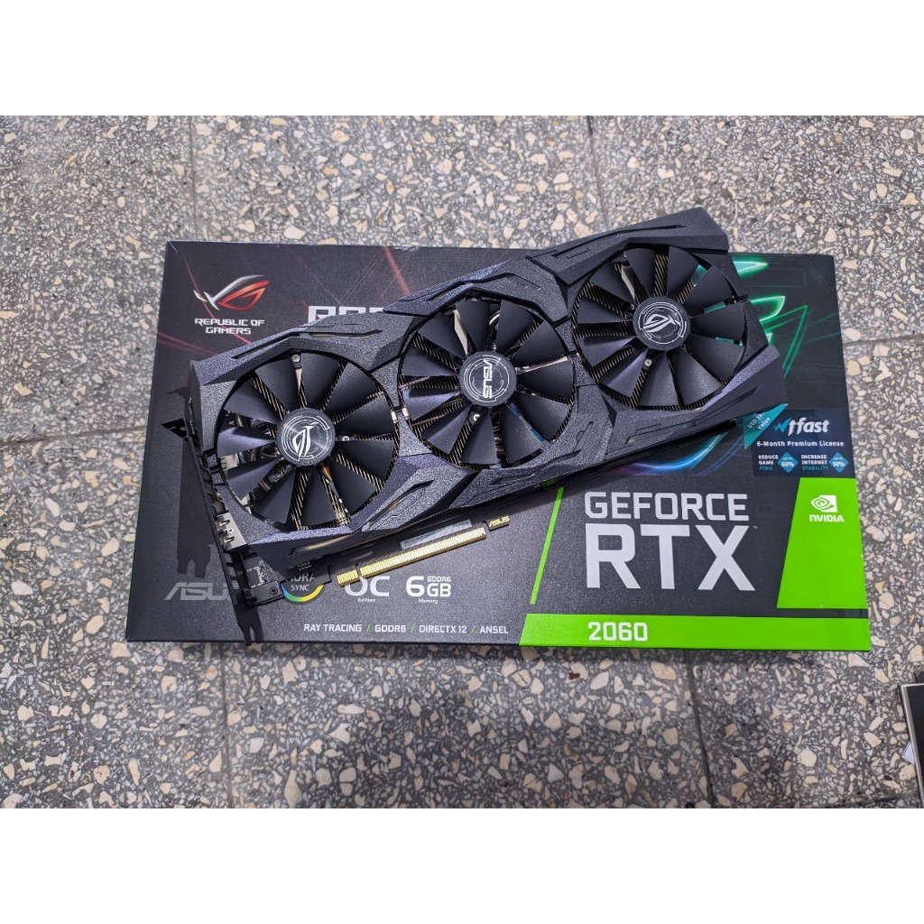 VGA Asus GeForce RTX 2060 ROG Strix 6GB DDR6 not rtx 3060