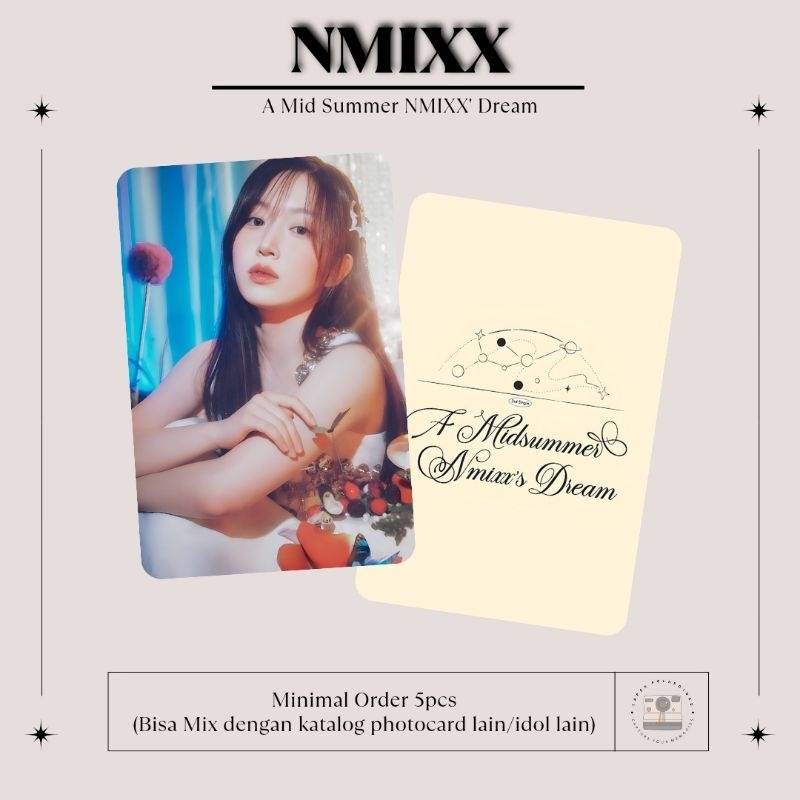 PHOTOCARD NMIXX - A MIDSUMMER NMIXX'S DREAM
