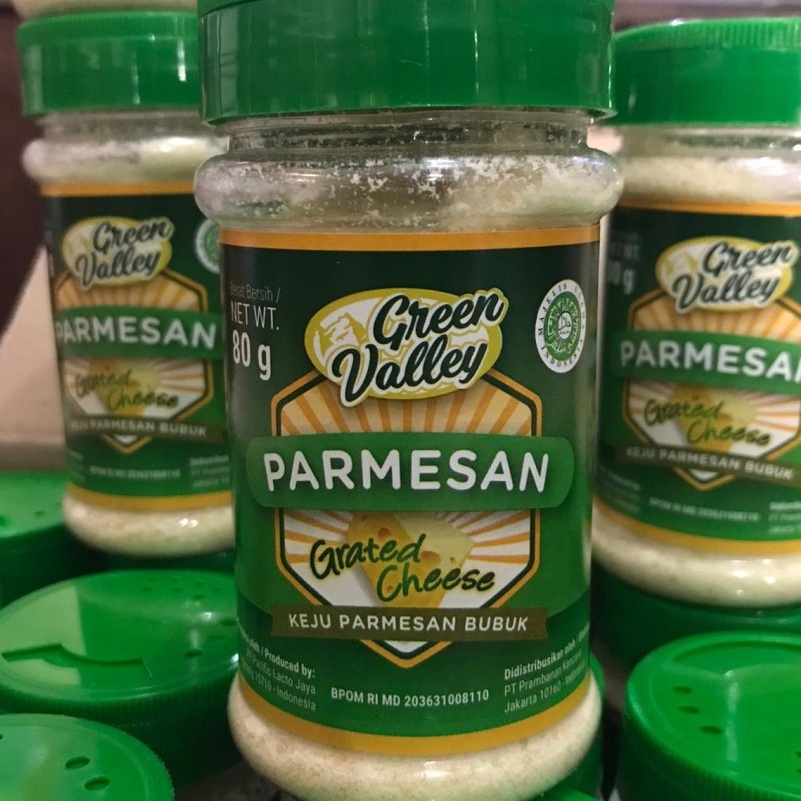 

FSASH SALE Keju Parmesan Bubuk Green Valley Keju Grated Parmesan Cheese 8gram