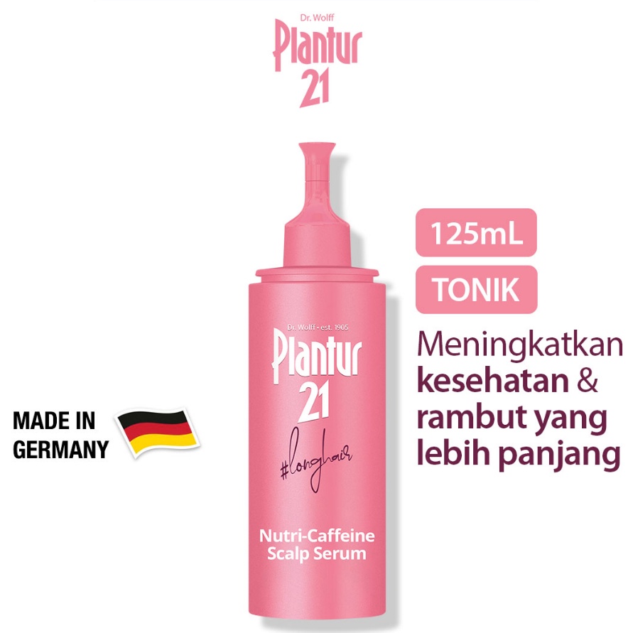XG34448 Plantur 21 Longhair NutriCaffeine Scalp Serum Tonik untuk Memanjangkan Rambut 125ml