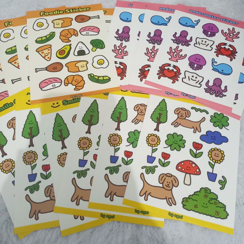 

Stiker Decorative Journal Cute Lucu Aesthetic Murah Korean Style