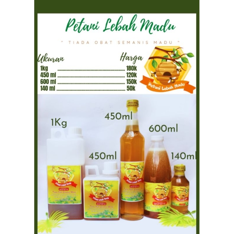 

Madu Murni Petani Lebah Garansi 100%