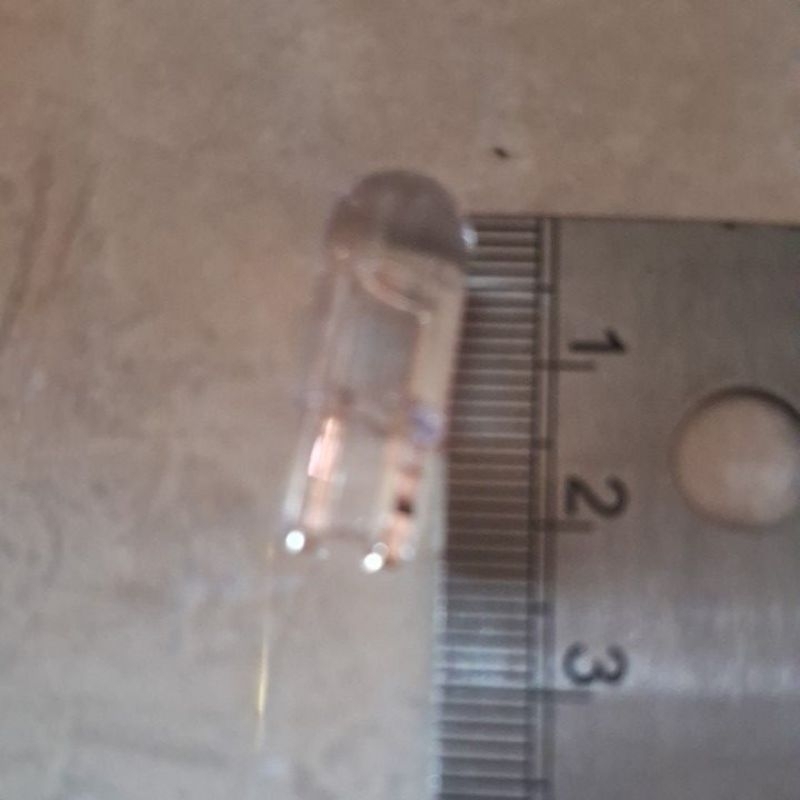 BIRU MUDA - Dop Lampu Led Tancap T10  Resin Kaca Lampu Sein Riting Motor