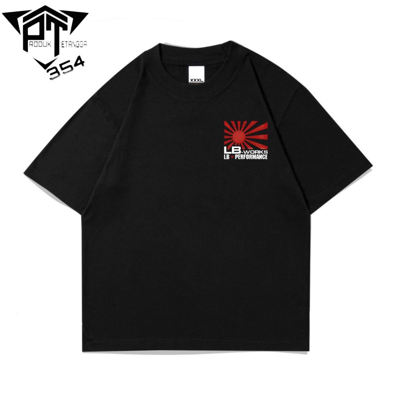 KAOS BAJU LIBERTY WALK - TSHIRT OVERSIZE OFFICIAL MERCHANDISE DRIFT - HITAM PRIA WANITA DEWASA