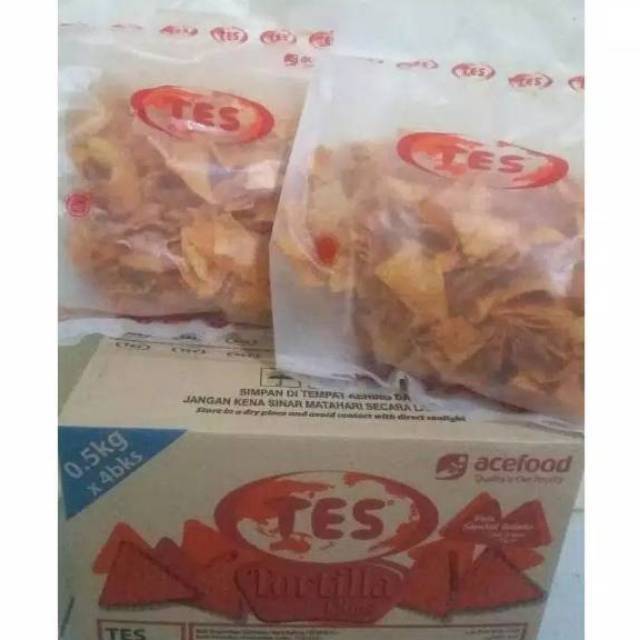 

KERIPIK TORTILLA TES 1 KG Balado