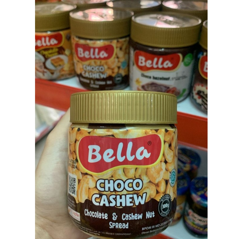 Bella Spread Choco Cashew 300G Jumbo Selai Coklat danKacang ED aman PROMO