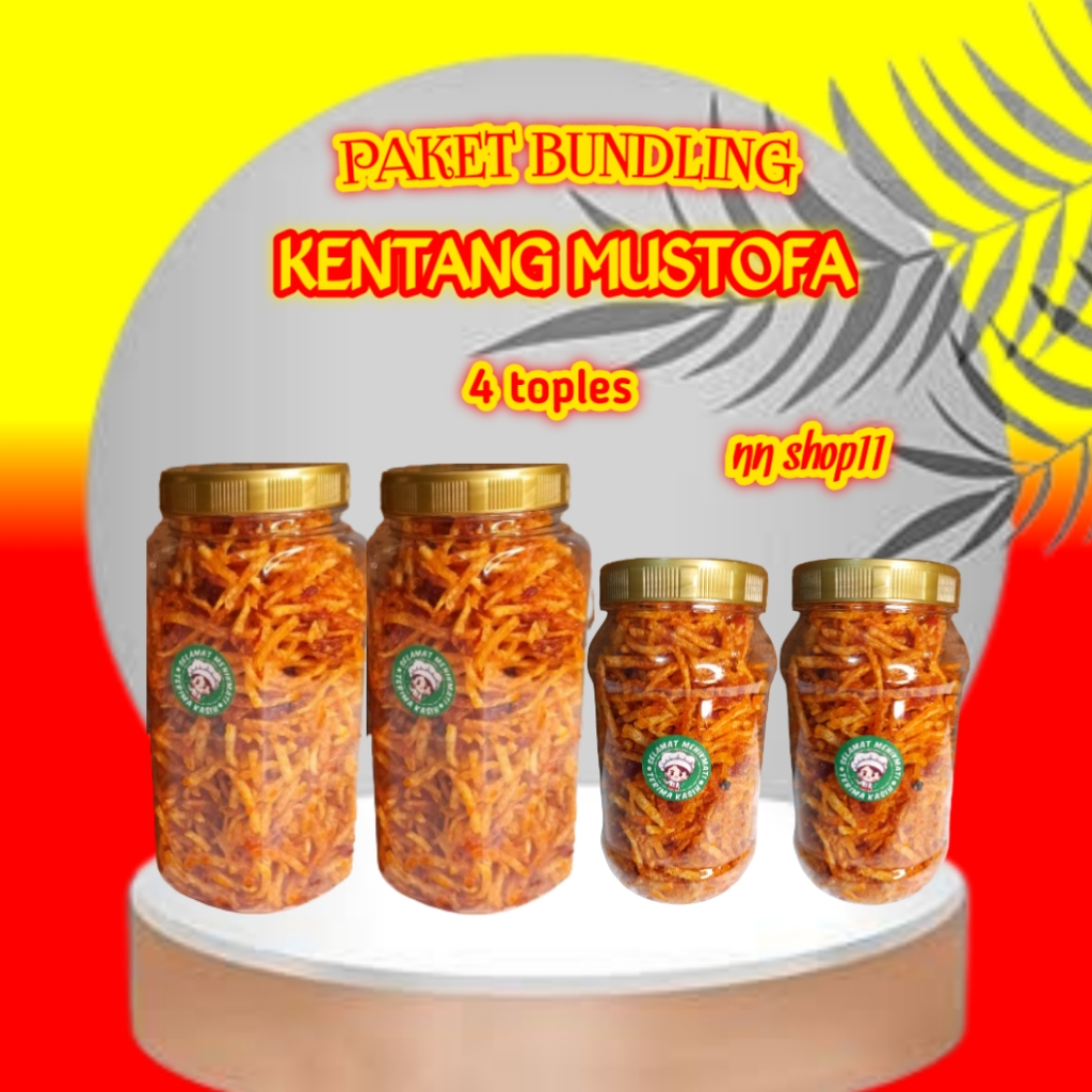 

PAKET 4 TOPLES KENTANG MUSTOFA CUMA 100K