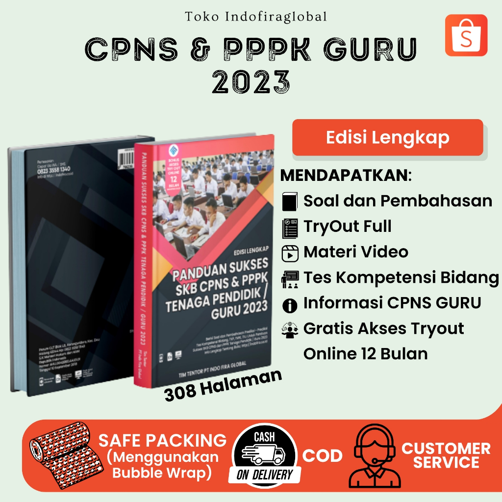 TERLENGKAP Buku TERBARU PANDUAN SUKSES SKB CPNS & PPPK TENAGA PENDIDIK/GURU 2024 (Edisi Lengkap)