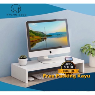 Stand laptop stand monitor bisa costum ukuran dan warna ukuran 50x25x8
