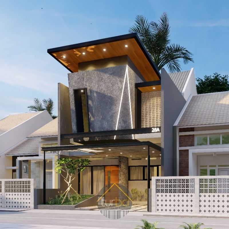 (Peket Eksterior) Jasa Desain Rumah - Rumah minimalis -  Rumah Classic - Rumah Modern - Rumah Tropis - Rumah Klasik
