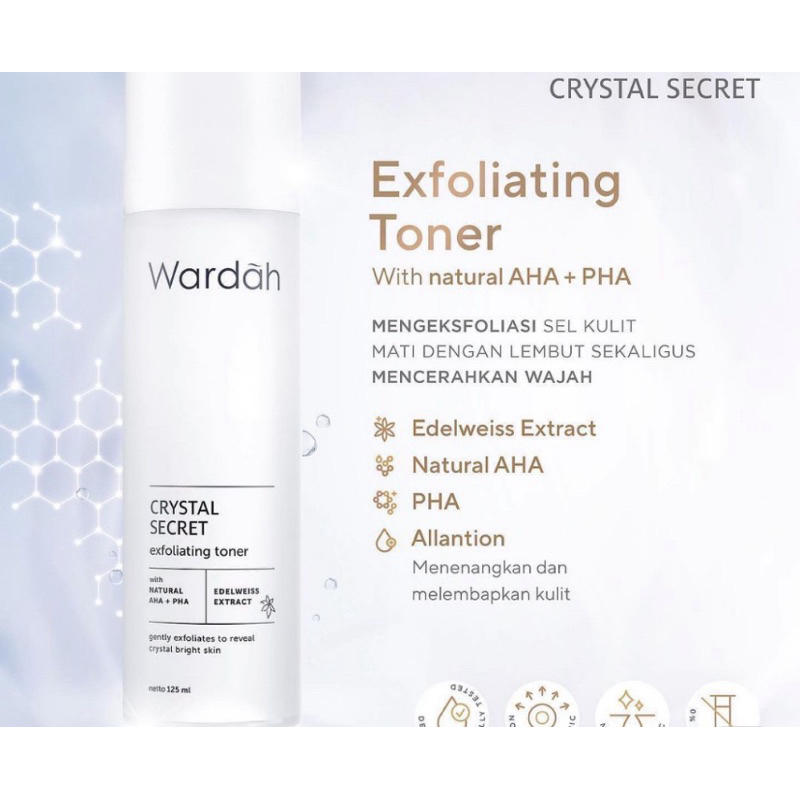 Wardah Crystal Secret Exfoliating Toner