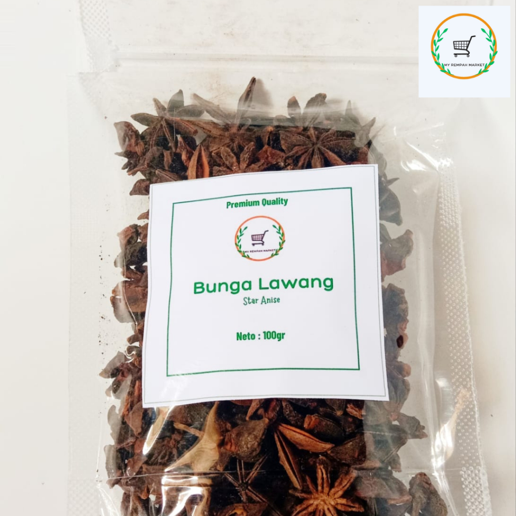 

Bunga Lawang Murni Bumbu Memasak Asli Rempah Ramuan Herbal Indonesia
