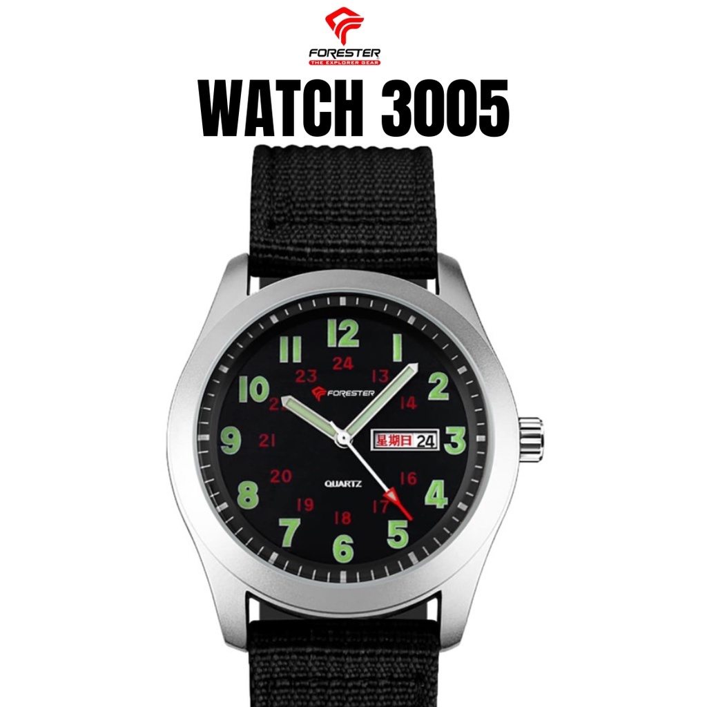 Jam Tangan Military Analog Watch FORESTER JTF 3005 Analog Watch