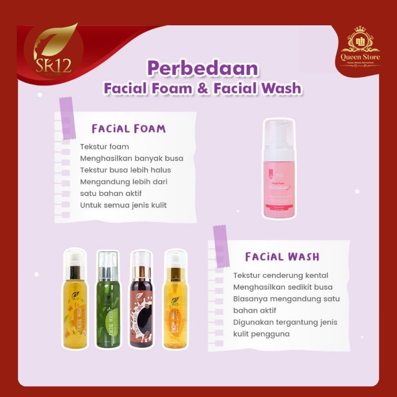 Facial Wash SR12 Herbal Skincare FW Bulus FW Coffee FW Green Tea FW Honey Sabun Cuci Muka