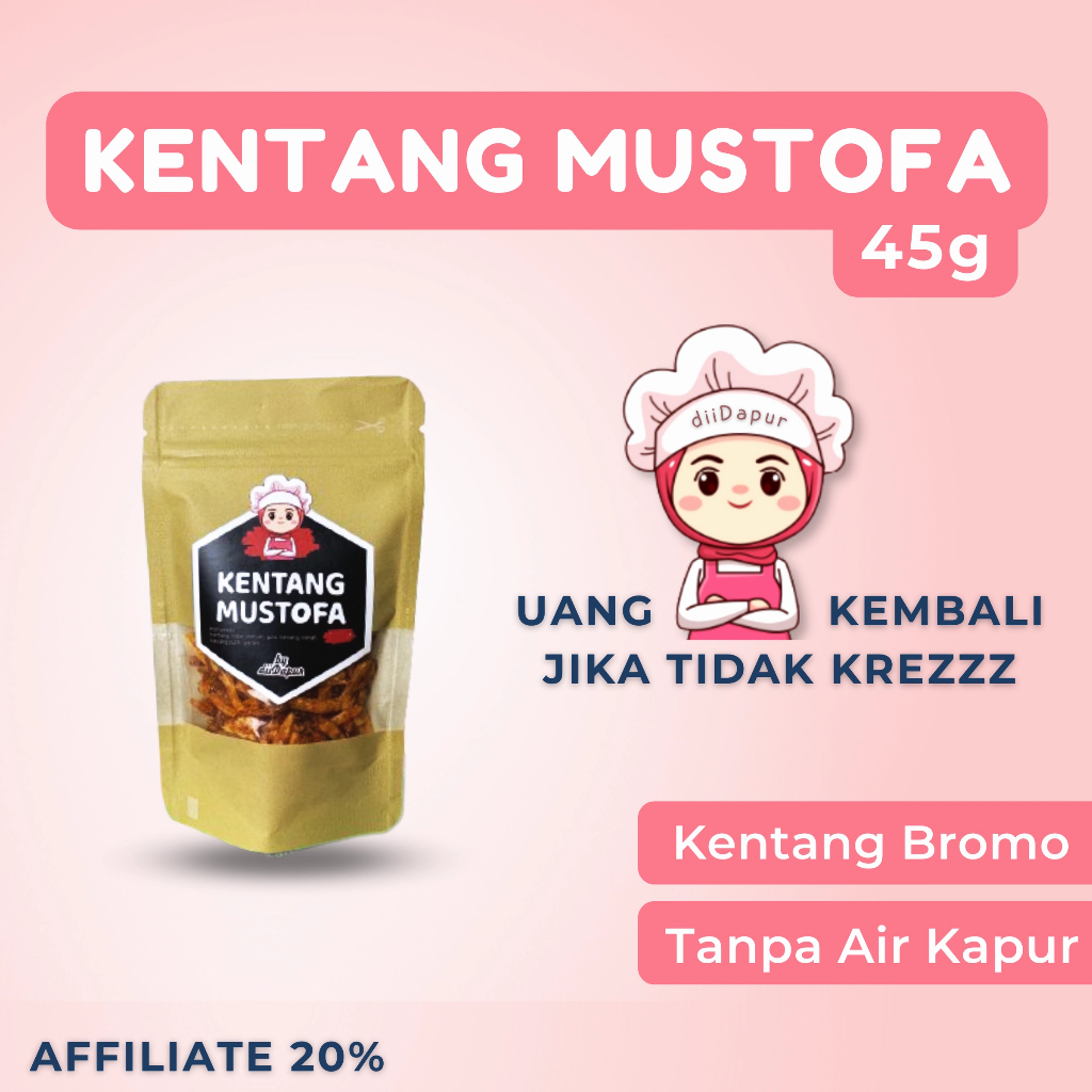 

Kentang mustofa pegunungan bromo 45 gram Organik