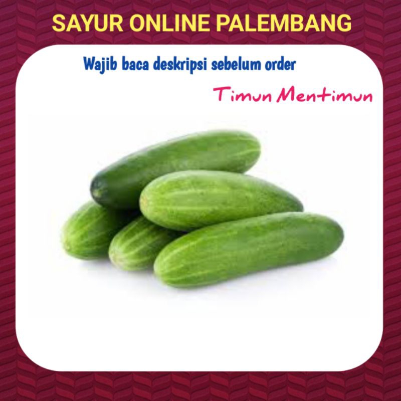

Timun Mentimun Biasa - Pasar Toko Sayur Segar Online Palembang