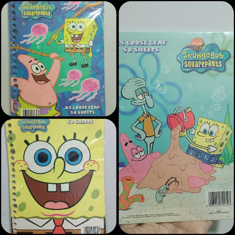 

Kertas File/ Binder A5 Loose Leaf Kartun - Spongebob Squarepants