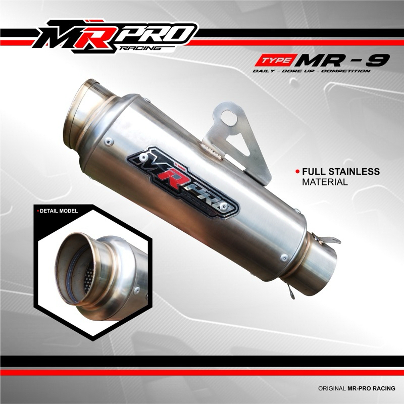 silincer knalpot MP2 harian drag bore up_ORIGINAL MRPROracing