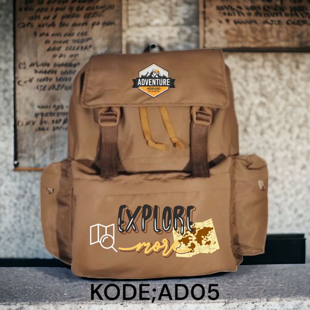 TAS MODEL PETUALANGAN SHERINA / TAS BACKPACK SEKOLAH SD/SMP/SMA