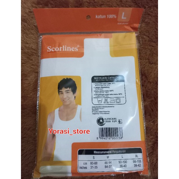 Ready Stock Singlet Scorlines INR