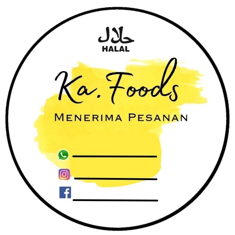 

Sticker produk/makanan/minuman/masakan per 1pcs