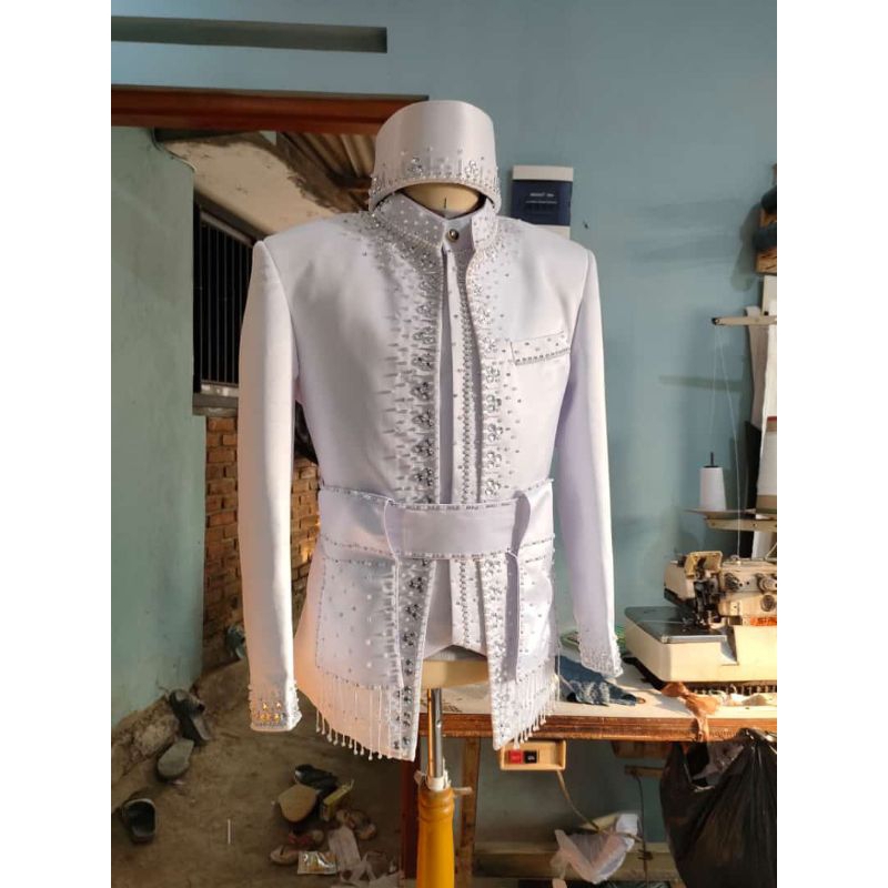 BAJU BESKAP PENGANTIN MODERN AB BRIDAL SUPER ONE MODEL BORO BORO ADAT JAWA SUNDA