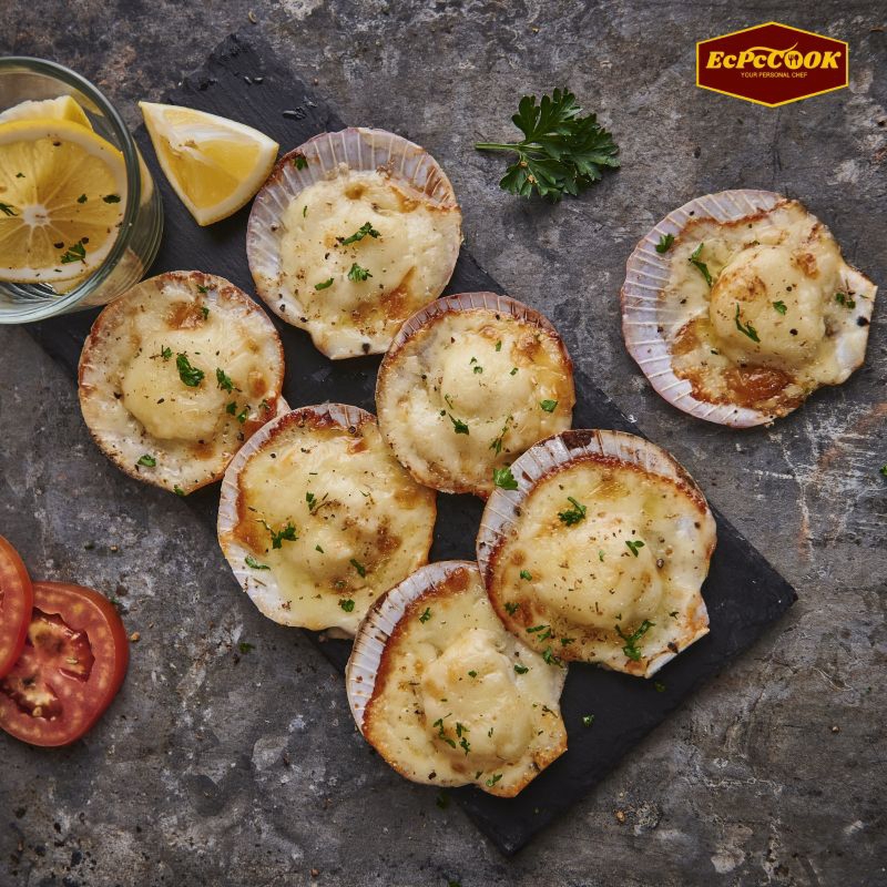 

Cemilan Premium - Baked Scallop Cheese (Frozen Food, Snack, Cepat Saji)