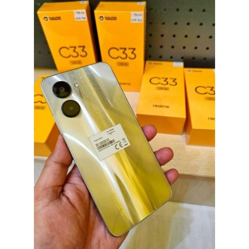 REALME C33 SECOND 4/128 BEKAS GARANSI RESMI