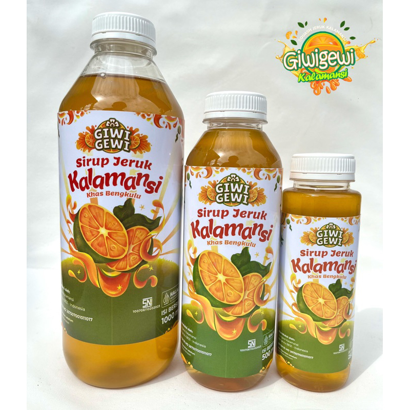 

PAKET 3 VARIAN SIRUP KALAMANSI / SIRUP JERUK KUNCI /JERUK SONGKIT / KHAS BENGKULU